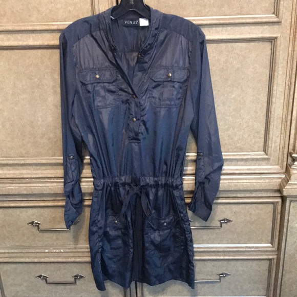 Venus Navy Blue Women's Dress - Picture 1 of 7
